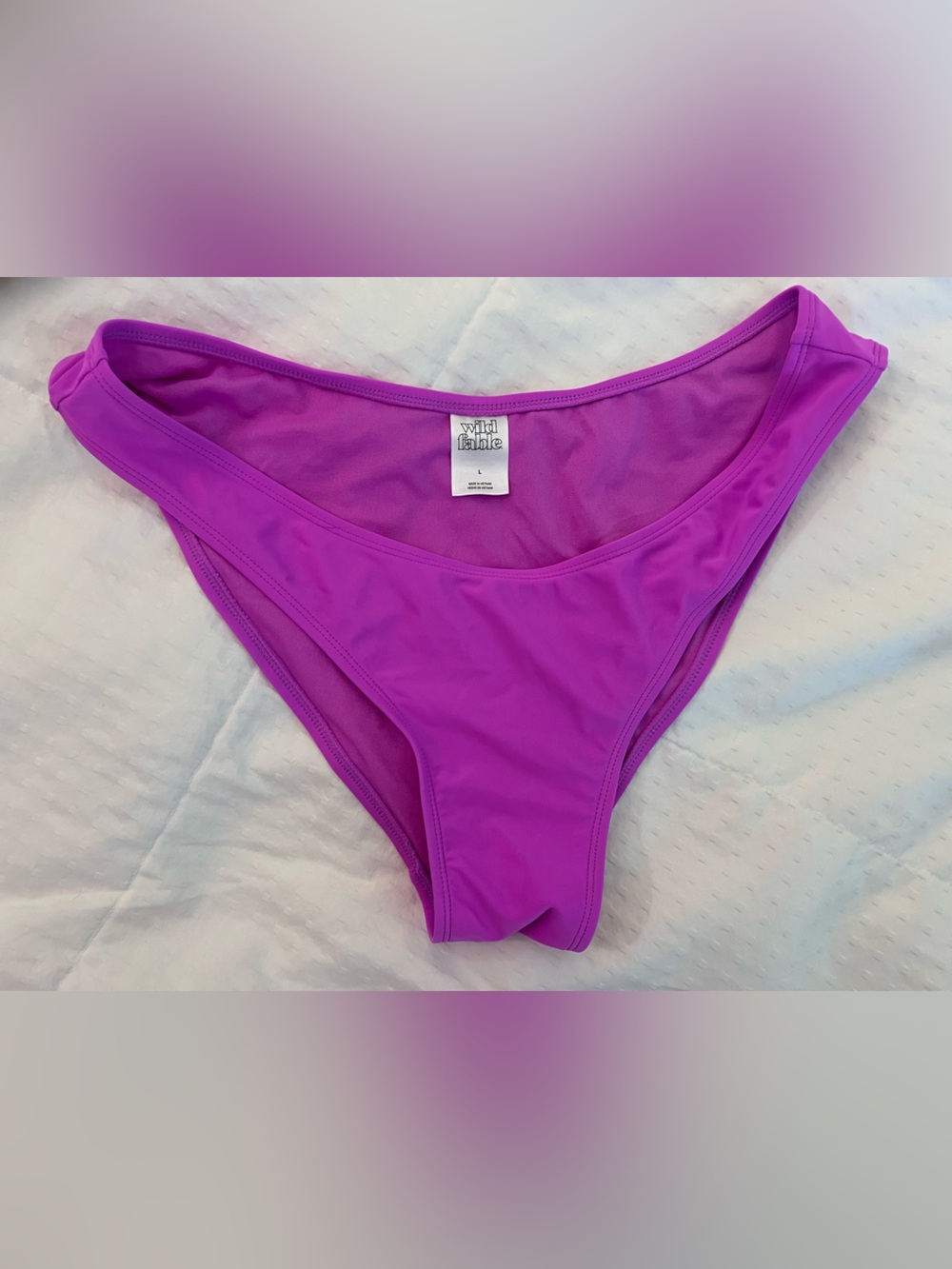 wild fable Vibrant Magenta Bikini Bottom, Large